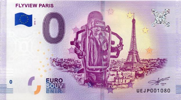 Euro Souvenir-Note 2018 - Flyview Paris