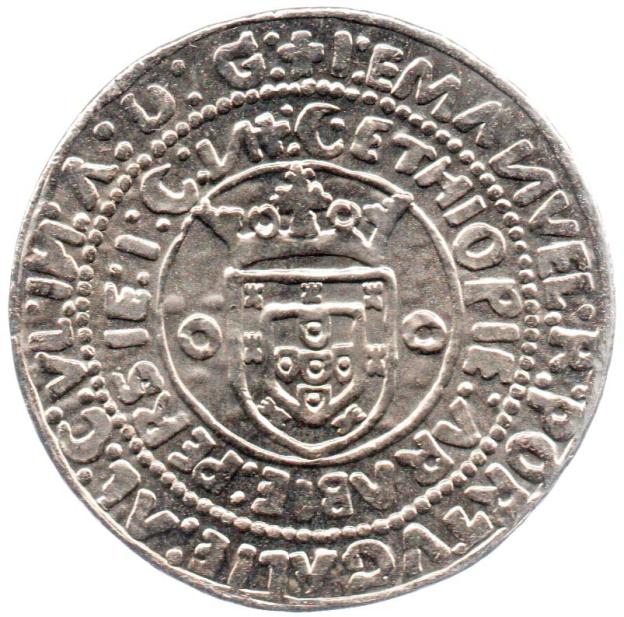 O português, Historische Münze unter Manuel I