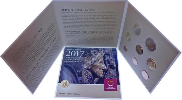 Euro Kursmünzensatz Stempelglanz Österreich