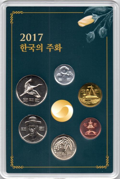 Kursmünzensatz Stempelglanz - Südkorea 2017