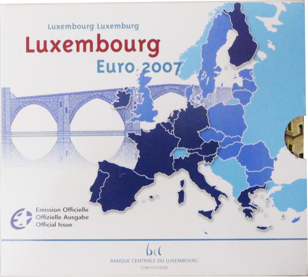 Euro Kursmünzensatz Stempelglanz Luxembourg