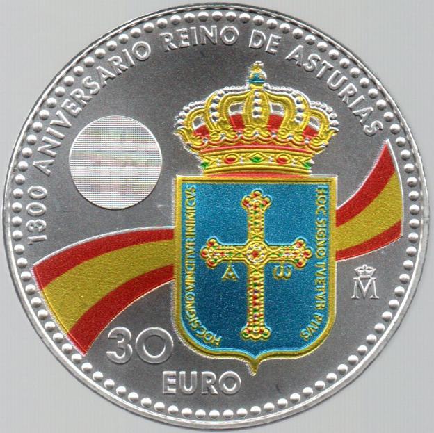 30 Euro Spanien 2018 Silber - Asturien
