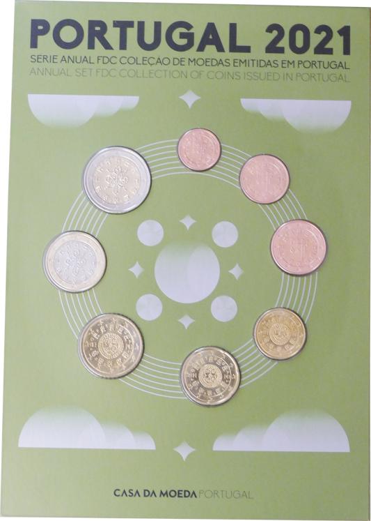 Euro Kursmünzensatz Fleur de Coin Portugal