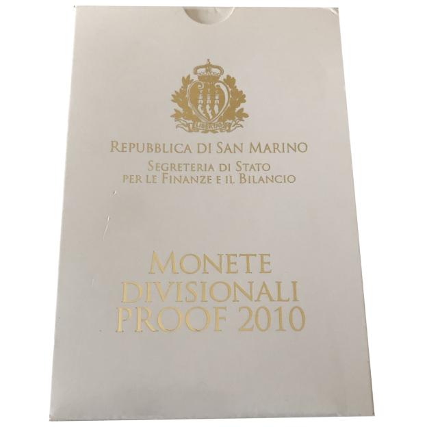 Euro Kursmünzenserie Polierte Platte (PP) - San Marino 2010