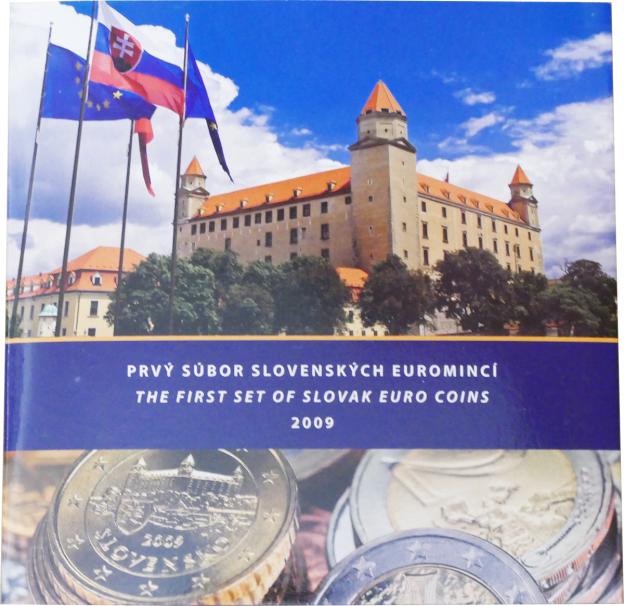 Euro Kursmünzensatz Stempelglanz Slowakei 2009
