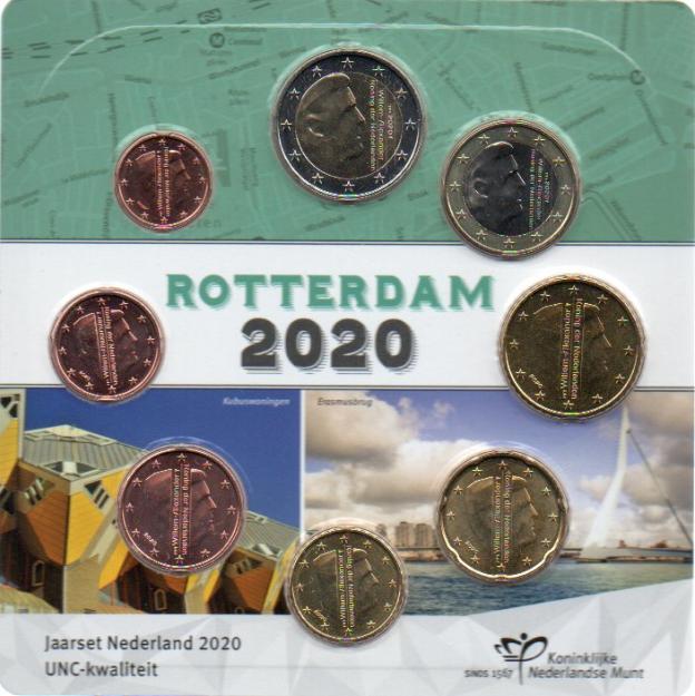 Euro Kursmünzensatz Unzirkuliert Niederlande