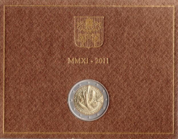2 Euro Gedenkmünze Vatikanstadt 2011 - Weltjugendtag