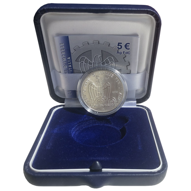 5 Euro Malta 2010 Silber ST - Generalbundes der italienischen Industrie
