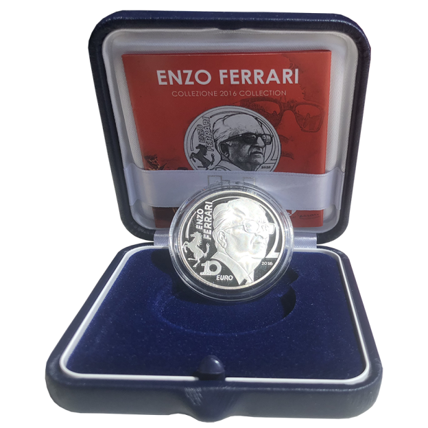 10 Euro Malta 2016 Silber PP - Enzo Ferrari