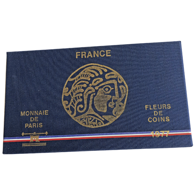 Kursmünzenserie Fleur de Coin - Frankreich 1977