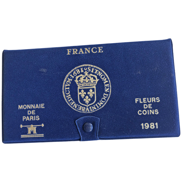 Kursmünzenserie Fleur de Coin - Frankreich 1981