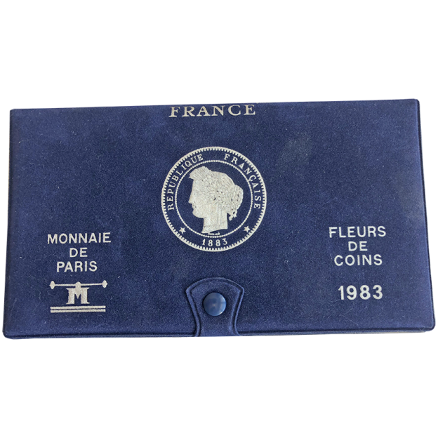 Kursmünzenserie Fleur de Coin - Frankreich 1983