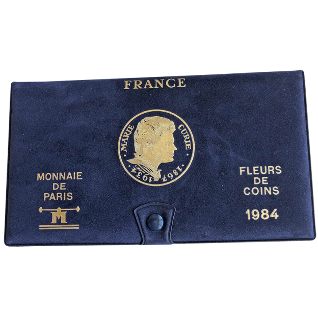 Kursmünzenserie Fleur de Coin - Frankreich 1984