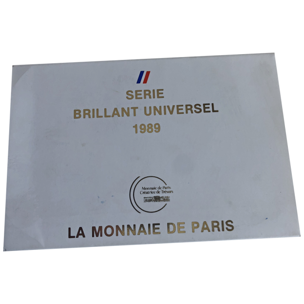 Kursmünzenserie Stempelglanz (ST) - Frankreich 1989