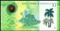 Banknoten   Nicaragua  $ 10 Cordobas,  2014,  P-209,  Polymer, UNC