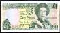 Banknote von Jersey 1 Pfund,  2000, Königin Elizabeth II, P-26, UNC