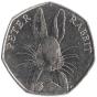50 Pence Gedenkmünze Vereinigtes Königreich 2016 - Peter Rabbit