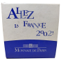 1/4 Euro Frankreich 2002 Silber PP - Allez la France