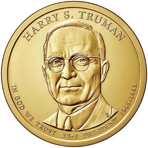 1 Dollar United States 2015 P - Harry S. Truman