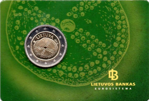 2 Euro Commemorative of Lithuania 2016 BU - Baltic Culture