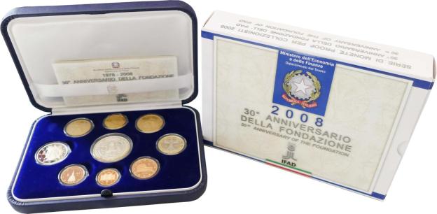 Euro Coin Set Proof Italy