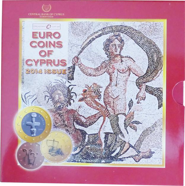 Euro Coin Set Brilliant Uncirculated Cyprus
