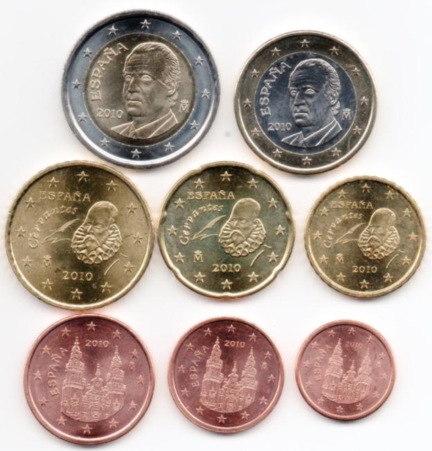 Euro Coin Set Uncirculated UNC - Spain 2010