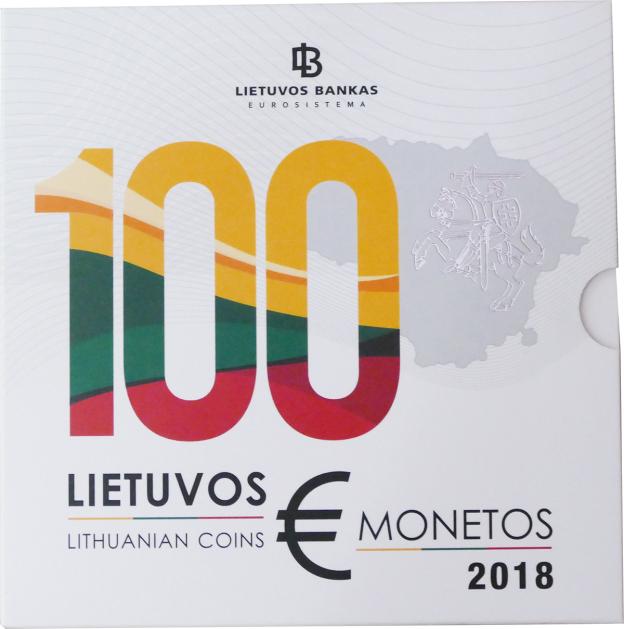 Euro Coin Set Brilliant Uncirculated Lithuania