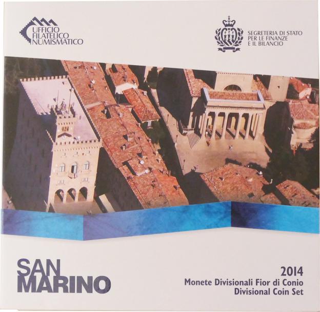 Euro Coin Set Brilliant Uncirculated San Marino