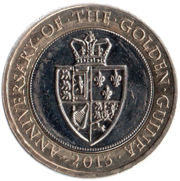 2 Pounds Commemorative United Kingdom 2013 - Golden Guinea
