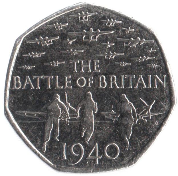 50 Pence Commemorative United Kingdom 2015 - Battle of Britain