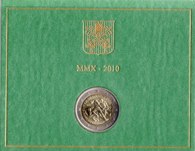 2 Euro Commemorative of Vatican 2010 - Year for Priests