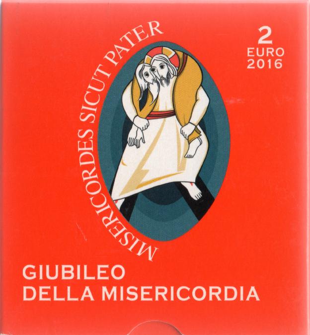2 Euro Commemorative of Vatican 2016 Proof - Jubilee of Mercy