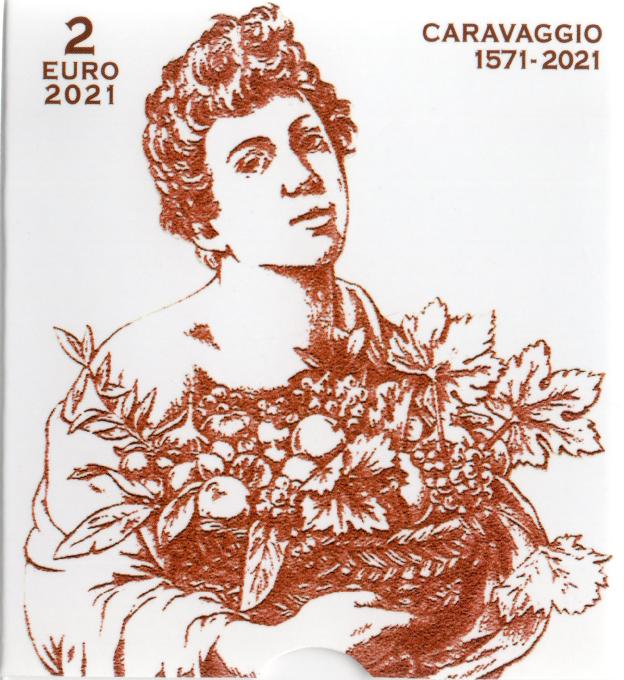 2 Euro Commemorative of Vatican 2021 Proof - Caravaggio