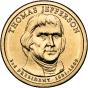 1 Dollar United States 2007 P - Thomas Jefferson