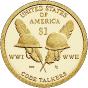 1 Dollar Commemorative of United States 2016 - Code Talkers from Both World Wars Mint : Philadelphia (P)