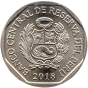 1 Sol Commemorative Coin of Peru 2018 - Jaguar