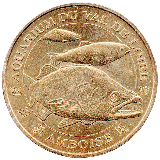 Médaille Souvenir Monnaie de Paris 2012 - Aquarium du Val de Loire, Amboise