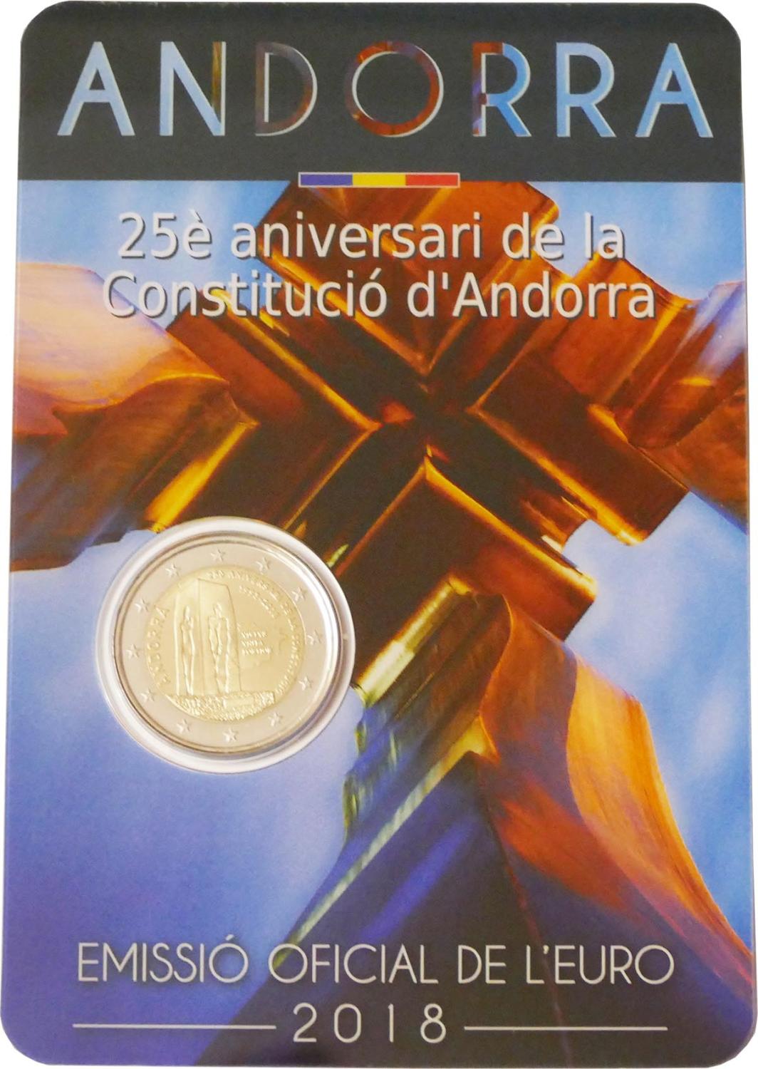 2022 - ANDORRA - 1,25 EURO - 2 MONEDAS - BLISTER
