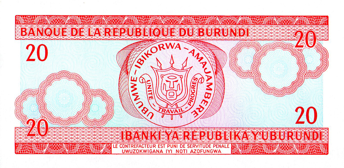 20 Francs 2005