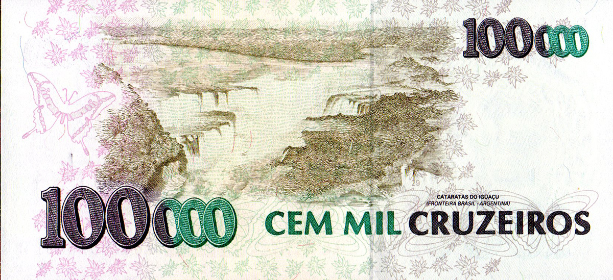 100 Cruzeiros Reais 1993