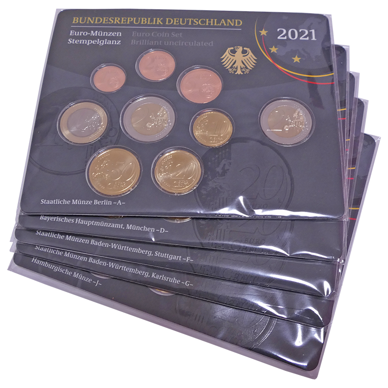 Full set of uncirculated ESTONIA Euro coins 2011 