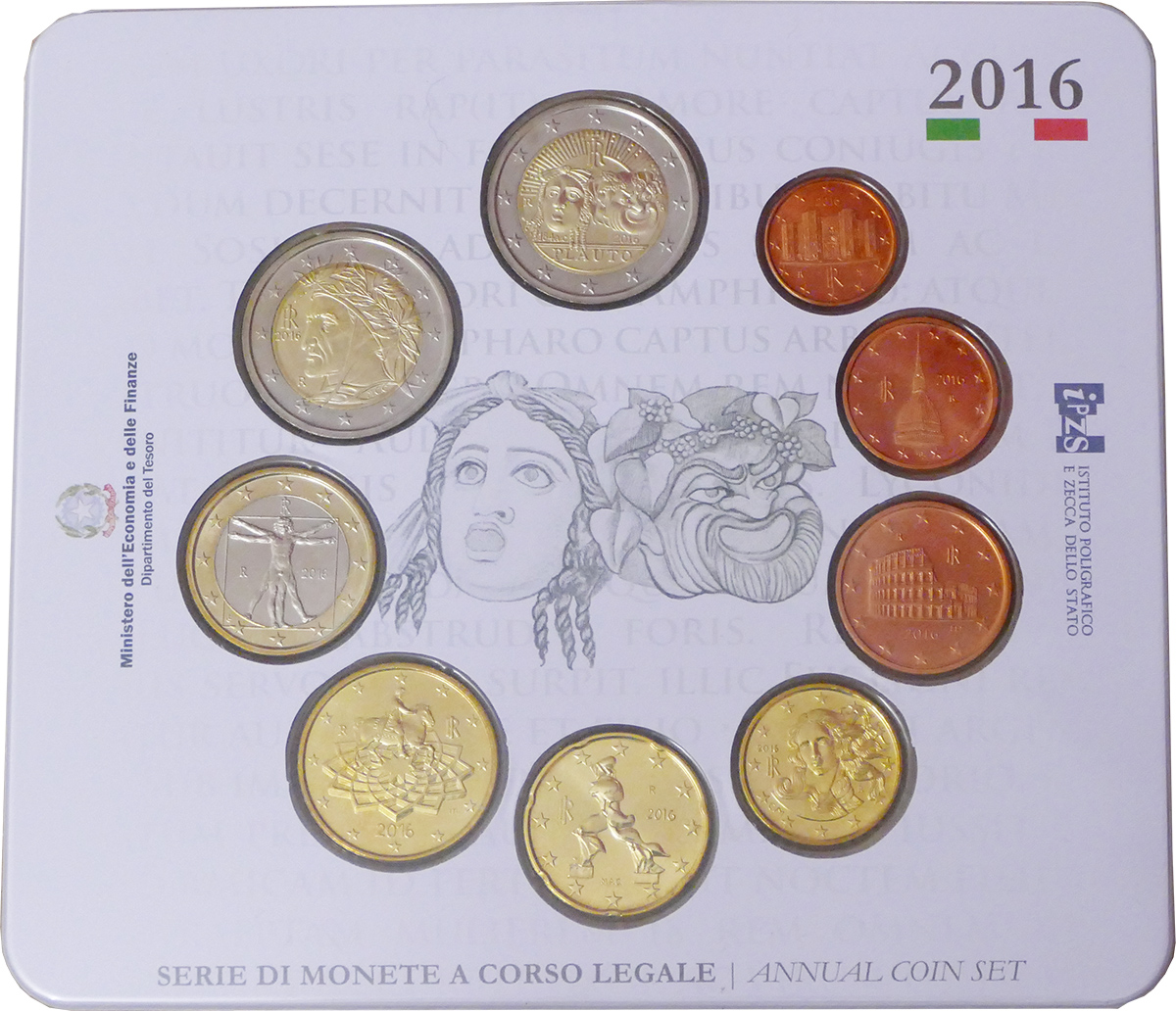 Euro Coin Set Brilliant Uncirculated Italy