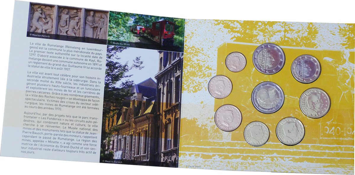 Euro Kursmünzensatz Stempelglanz Luxembourg