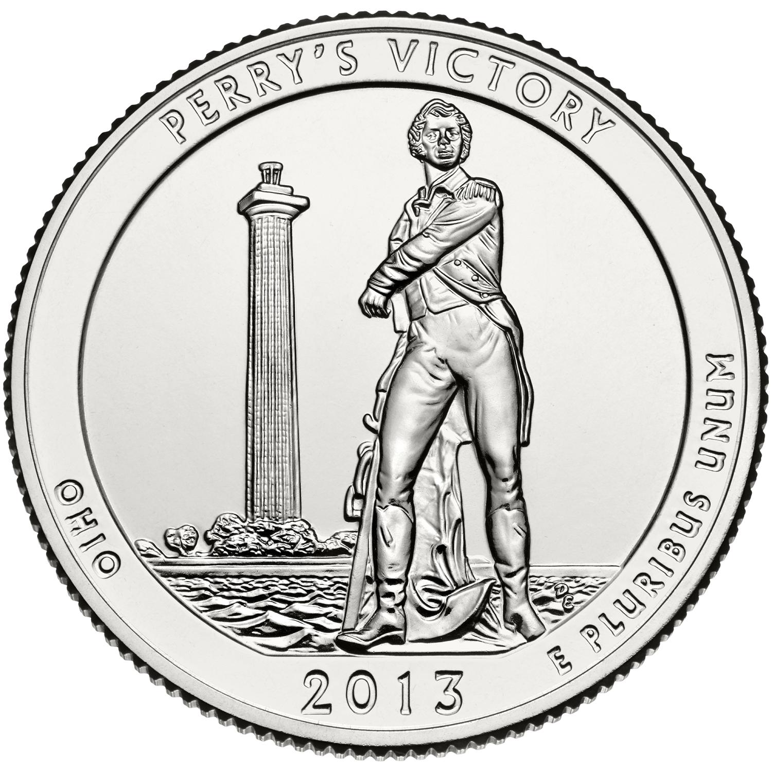 Quarter Dollar Commémorative des Etats-Unis 2013 - Perry’s Victory Peace Memorial