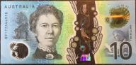 Banknoten  Australien, $10 Dollar, 2017, Polymer, P-63, UNC