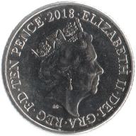 10 Pence Gedenkmünze Vereinigtes Königreich 2018 - M - Mackintosh