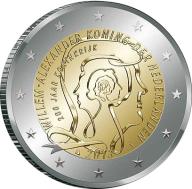 2 Euro Gedenkmünzen Niederlande 2013 ST - 200 Jahre Königreich