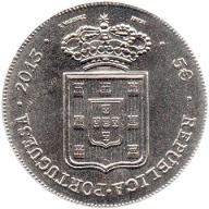 Historische Münze, Degolada, während der Regierungszeit von Maria II. von Portugal