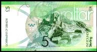 Banknoten Gibraltar, 5 Pfund, 2011, P-35, Königin Elizabeth II, UNC